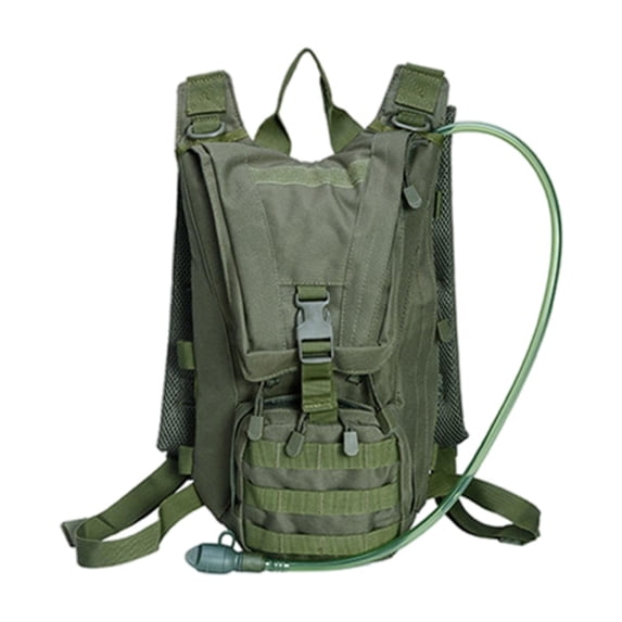 Adventure Water Bladder Backpack Pack Daypack Rucksack Haversack for Mountaineering Traveling Hiking Climbing Jogging Green