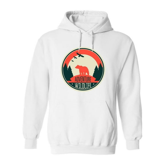Adventure Wildlife Hoodie Men -Image by Shutterstock, Male Large
