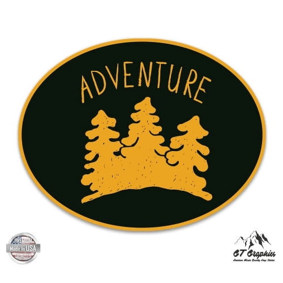 Adventure Woods - 12" Vinyl Sticker Waterproof Decal
