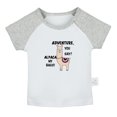 thumbnail image 1 of Adventure You Say Alpaca my bags Funny T shirt For Baby, Newborn Babies T-shirts, Infant Tops, 0-24M Kids Graphic Tees Clothing (Short Gray Raglan T-shirt, 12-18 Months), 1 of 4