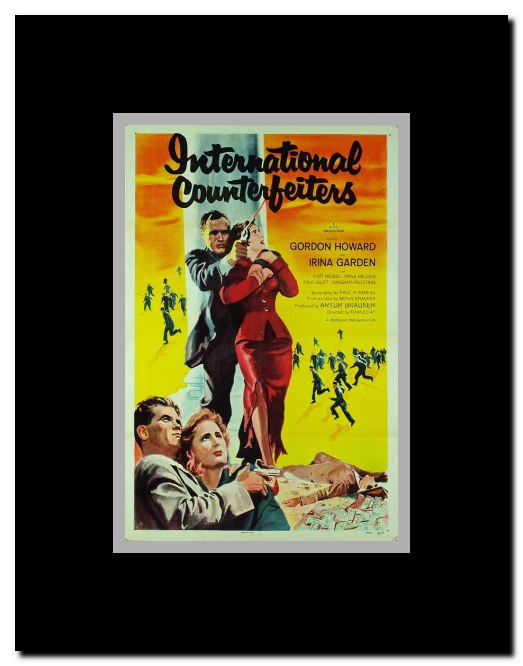 Adventure in Berlin Framed Movie Poster