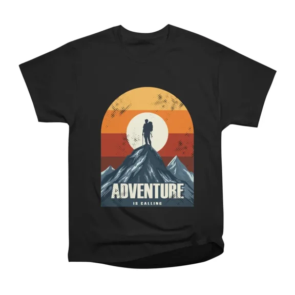 Adventure is calling T-Shirt Tee Gift For Him Merch For Her Apparel For Friend 1