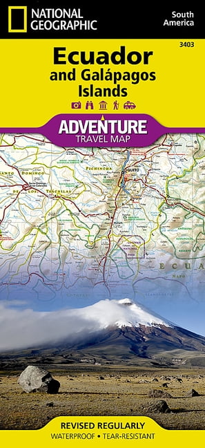 Adventure map: ecuador and galapagos islands - folded map: 9781566955478