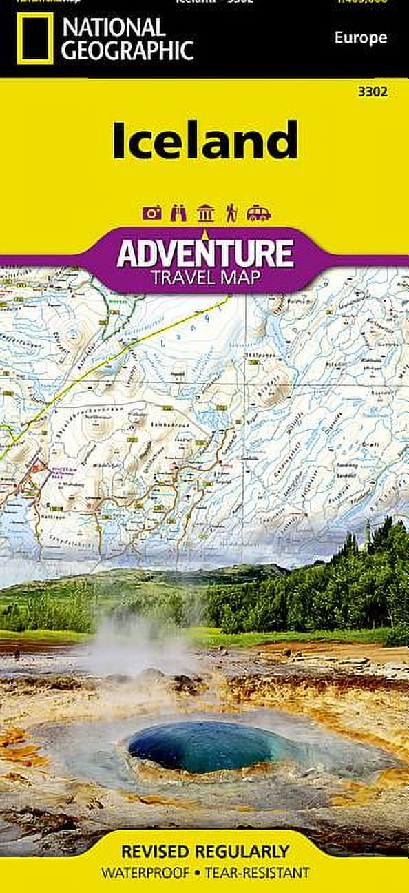 NATIONAL GEOGRAPHIC MAPS Adventure map: iceland - folded map: 9781566955348
