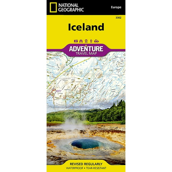 Adventure Map: Iceland - Folded Map