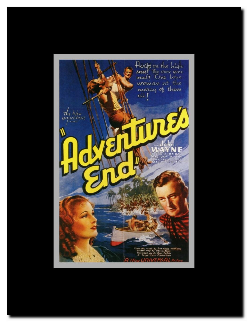 Adventure's End Framed Movie Poster