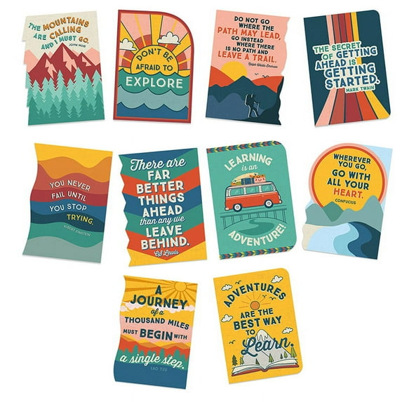 Adventurer Die-Cut Poster Set Bulletin Board Set | Bundle of 5 Sets