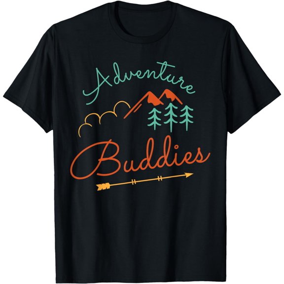 Adventurer Hiking & Mountaineering Adventure Buddies T-Shirt