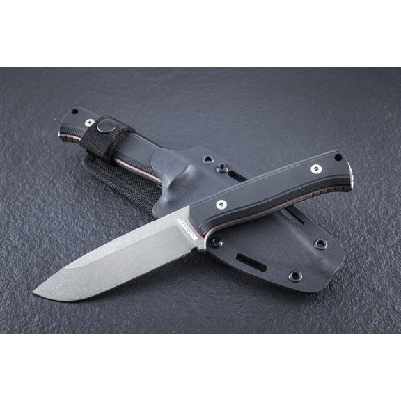 Adventurer II Outdoor Knife 10-inch Full Tang, Sleipner Steel Blade, Drop Point Design by NN Knives - With a KYDEX Sheath Included