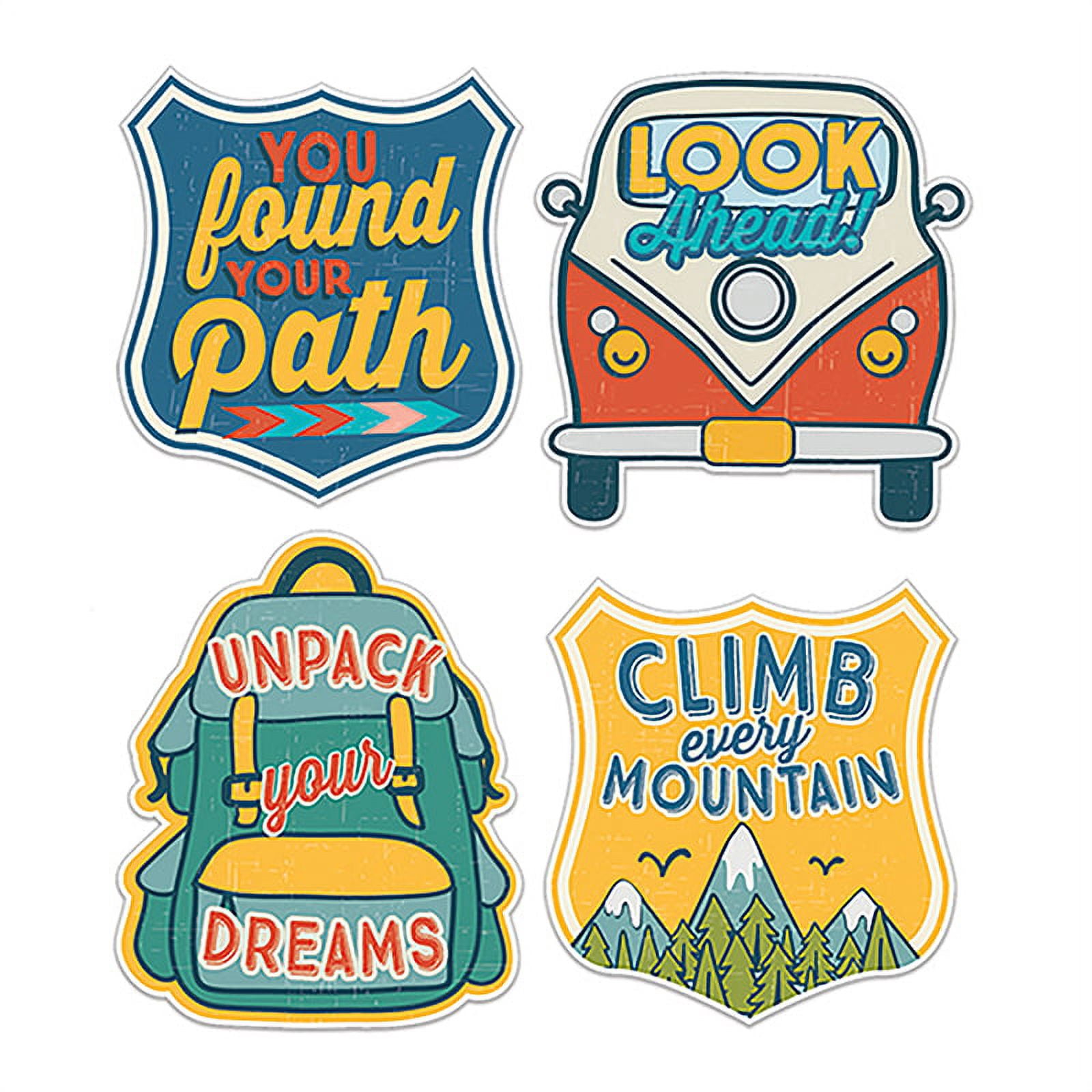 Adventurer Sticker Badges Stickers, Pack of 40 | Bundle of 10 Packs ...