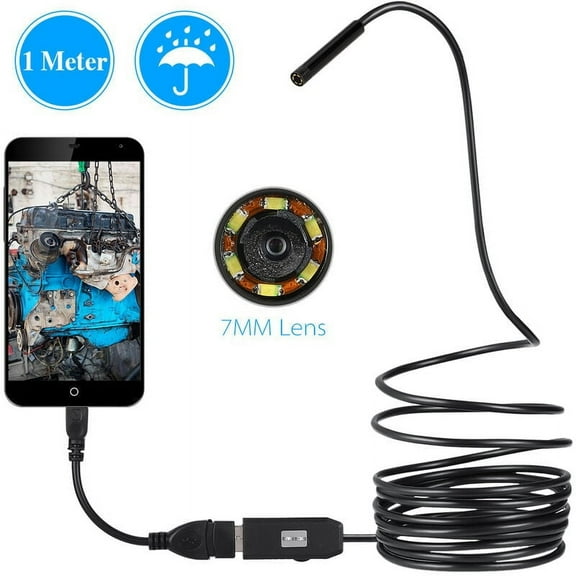 Adventurer's Eye, Endoscope Camera with Light For Exploration, Semi-Rigid Snake Cable Guides Your Journey, Flexible & Durable Design For Uncharted Territory, Dual Lens Captures