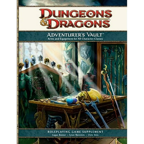 Adventurer's Vault: A 4th Edition D&d Supplement (Hardcover) by Wizards RPG Team, Logan Bonner
