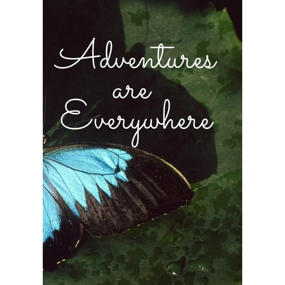 Adventures Are Everywhere: Ruled Journal Notebook, (Paperback)