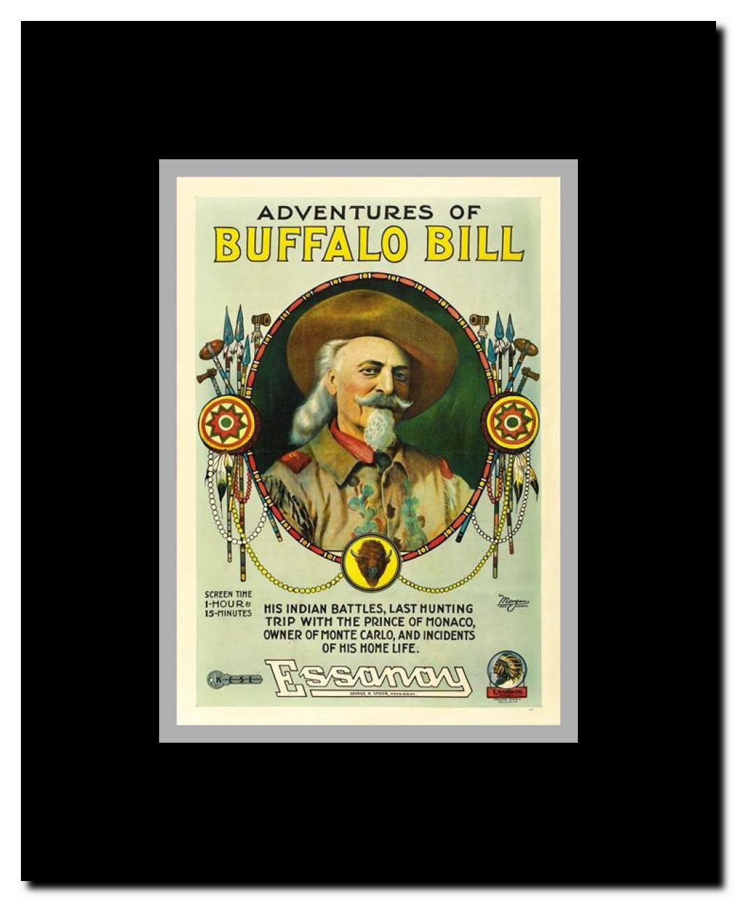 Adventures Of Buffalo Bill Wild West Framed Movie Poster