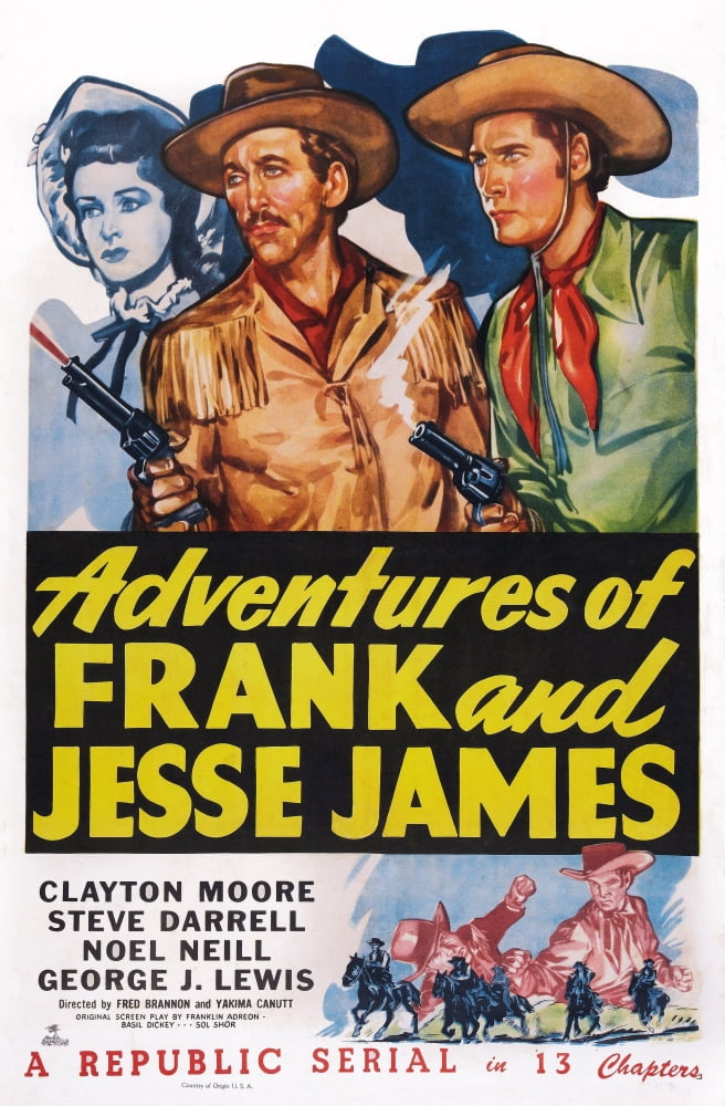 Adventures Of Frank And Jesse James U Canvas Art -  (11 x 17)