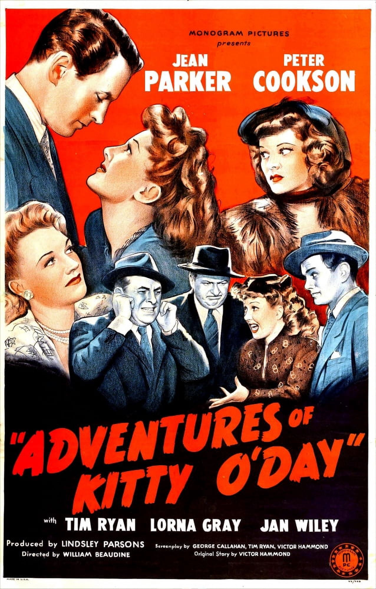 Adventures Of Kitty ODay U Canvas Art -  (11 x 17)