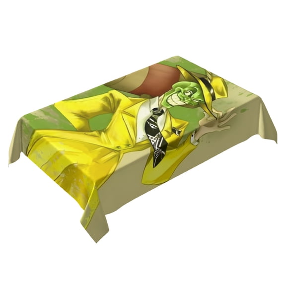 Adventures Of The Mask Themed Square Tablecloth 54 * 72 Inches Durable Stylish