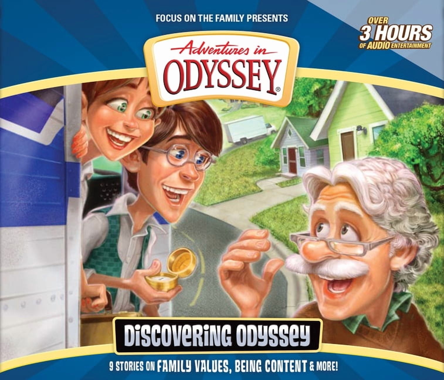 Adventures in Odyssey Classics Discovering Odyssey: 9 Stories on Family Values, Being Content &amp; More, (Audiobook)