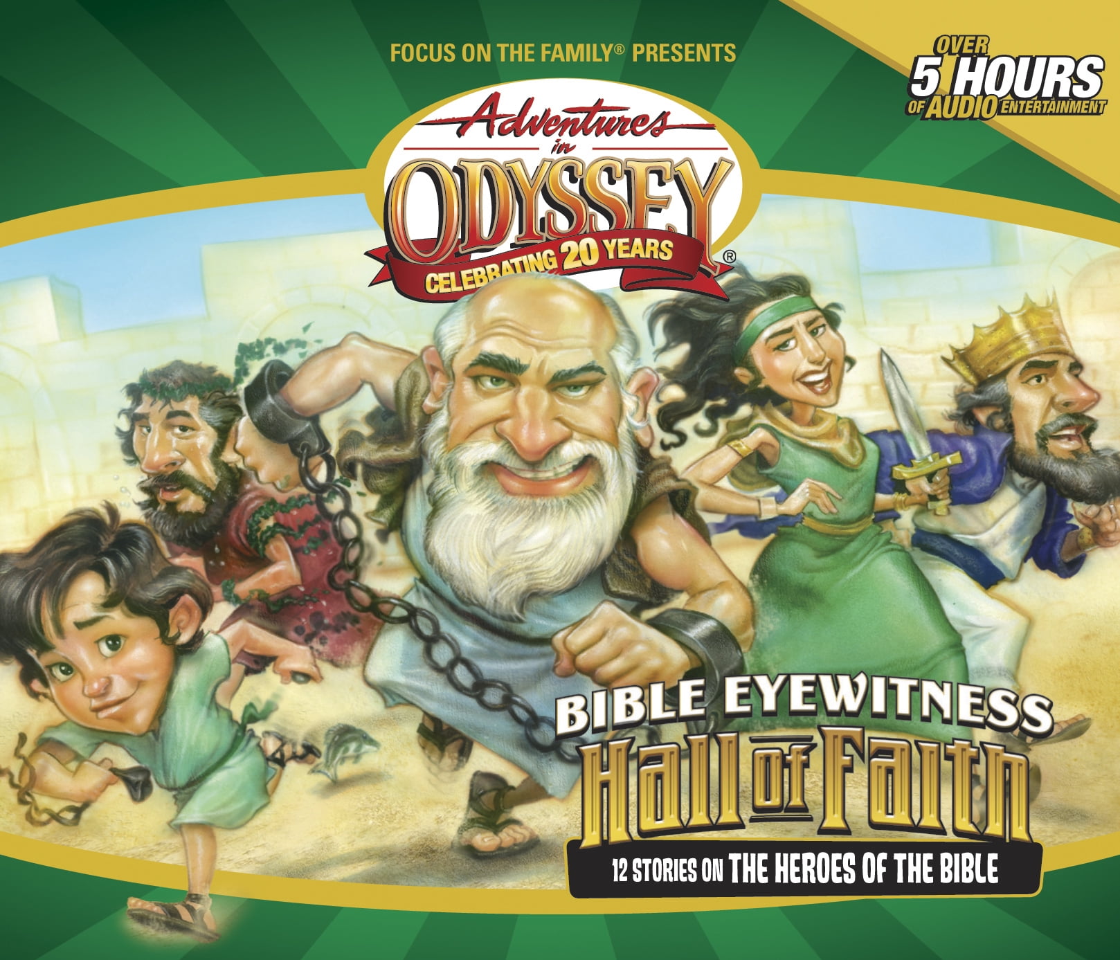 Adventures in Odyssey Misc: Bible Eyewitness: Hall of Faith : 12 Stories of the Bible's Greatest Heroes (CD-Audio)