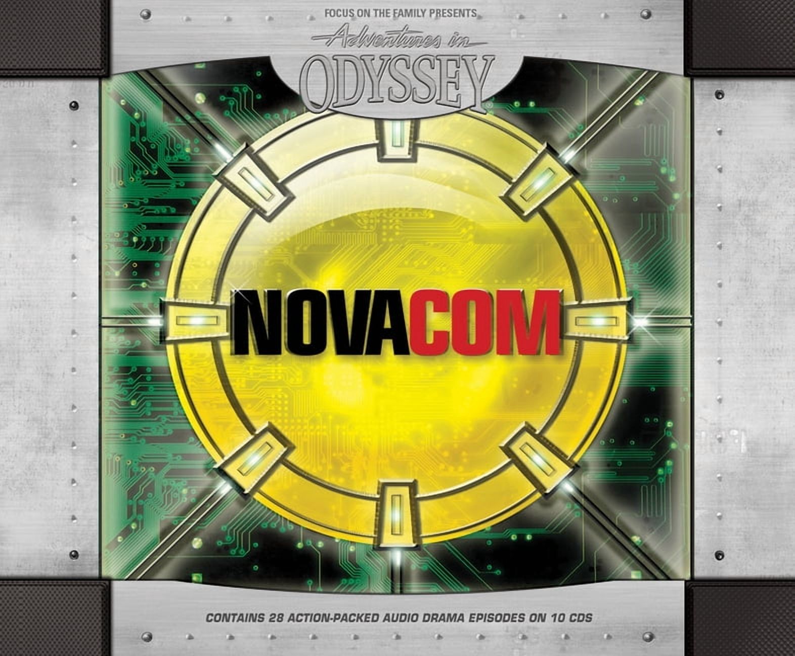 Adventures in Odyssey Novacom Saga: 10 Hours of Action-Packed Audio Drama, (Audiobook)