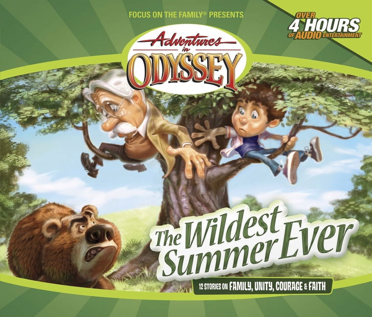 Adventures in Odyssey The Wildest Summer Ever: And Other Grins, Grabbers and Great Getaways, Book 2, (Audiobook)