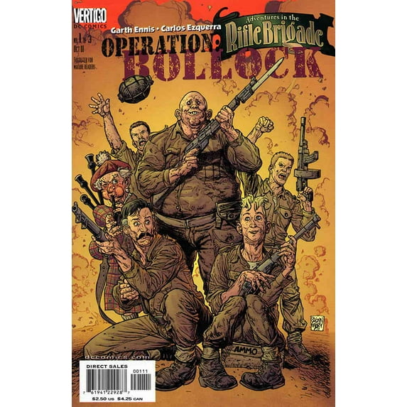 Adventures in the Rifle Brigade: Operation Bollock #1 VF ; DC/Vertigo Comic Book