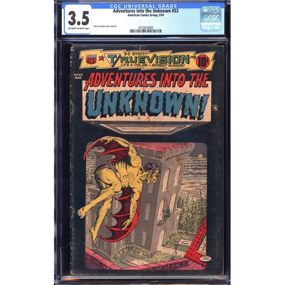 Adventures into the Unknown #53 - CGC 3.5 Comic Book