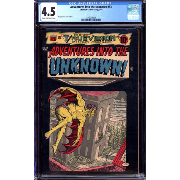 Adventures into the Unknown #53 - CGC 4.5 Comic Book