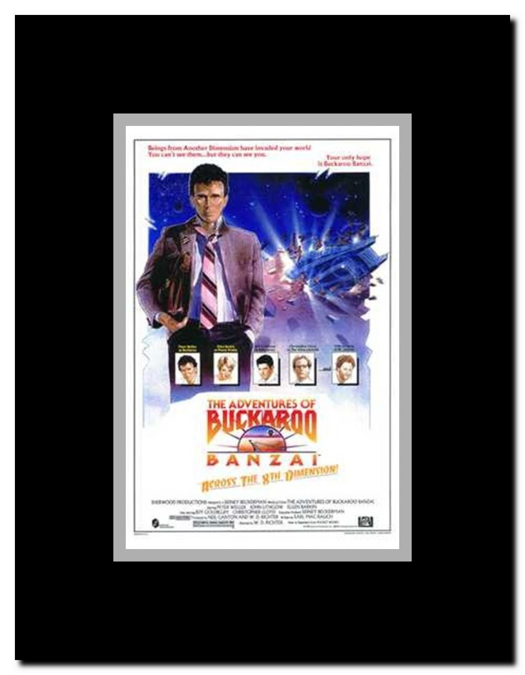 Adventures of Buckaroo Banzai Across the Framed Movie Poster