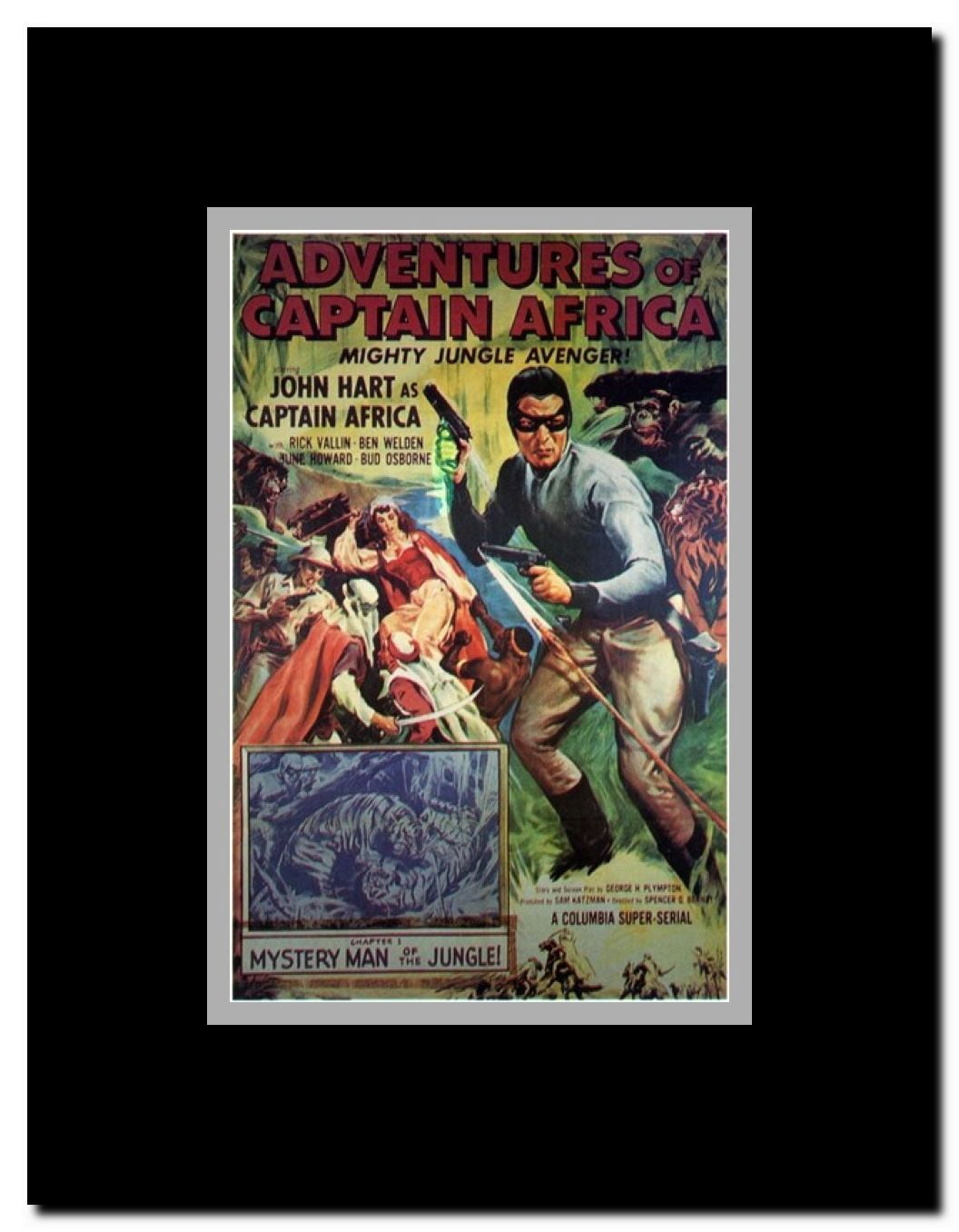 Adventures of Captain Africa Framed Movie Poster