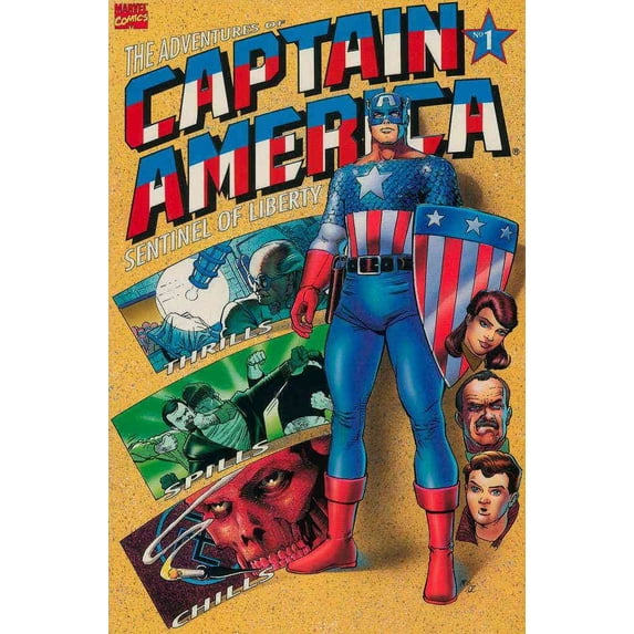 Adventures of Captain America #1 VF ; Marvel Comic Book