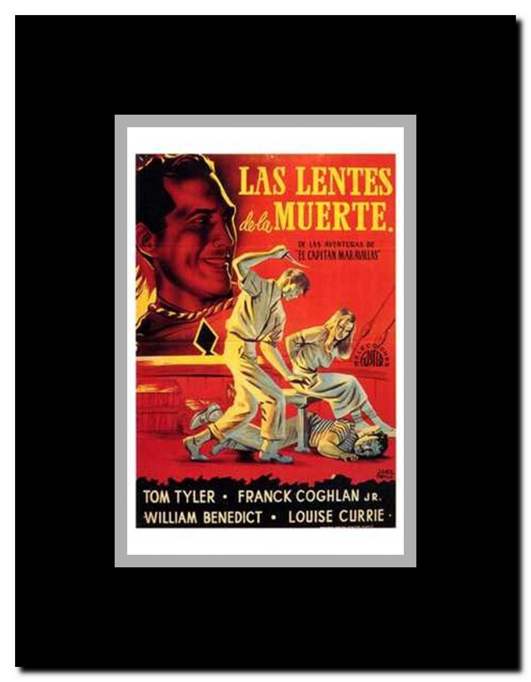 Adventures of Captain Marvel - Spanish - style A Framed Movie Poster