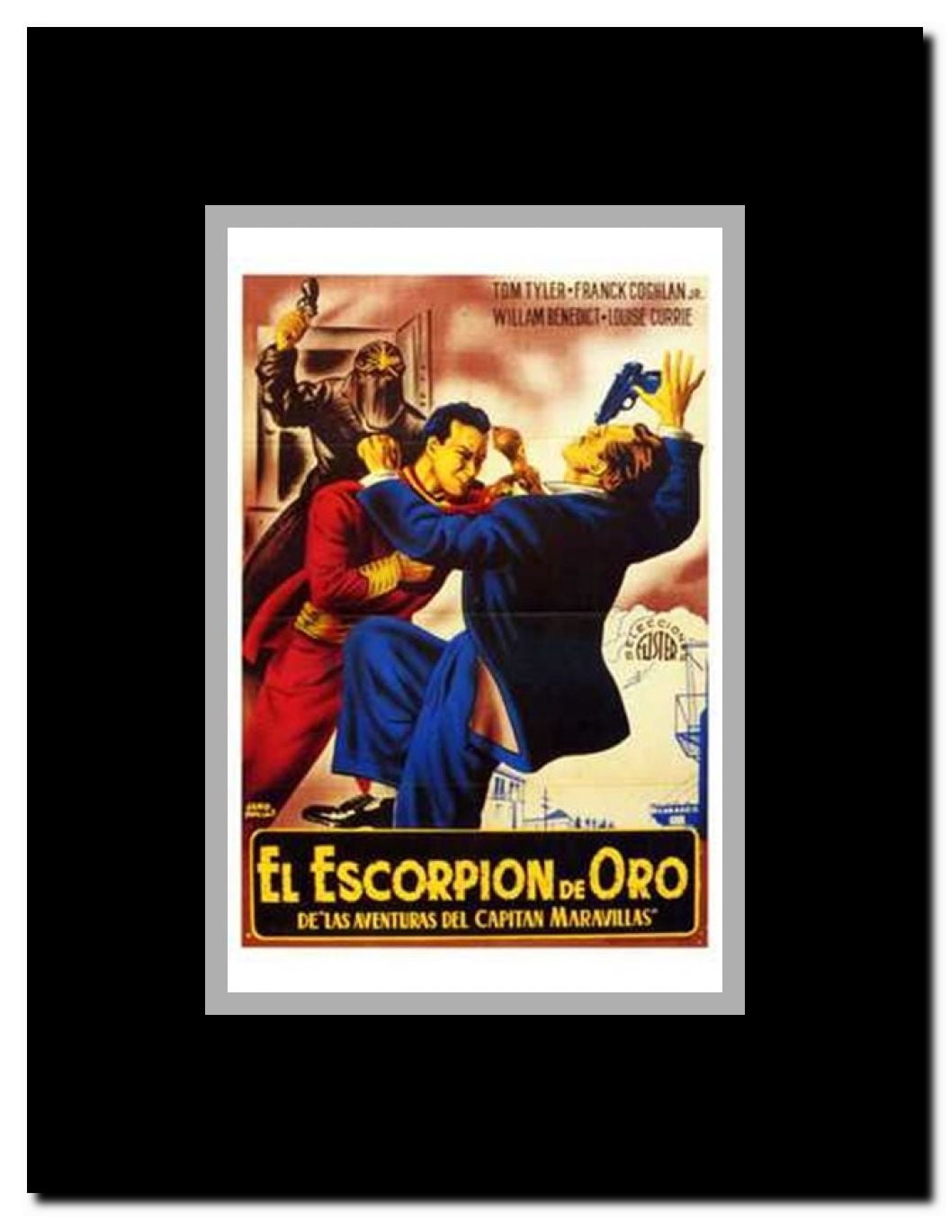 Adventures of Captain Marvel - Spanish - style B Framed Movie Poster