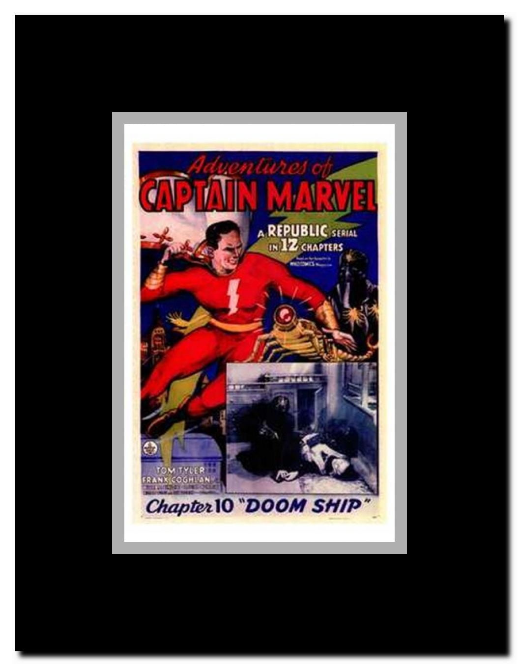 Adventures of Captain Marvel - style A Framed Movie Poster
