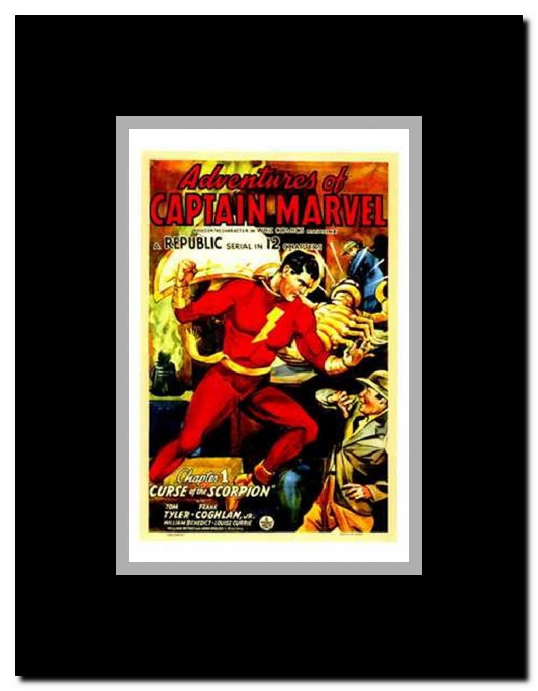 Adventures of Captain Marvel - style B Framed Movie Poster