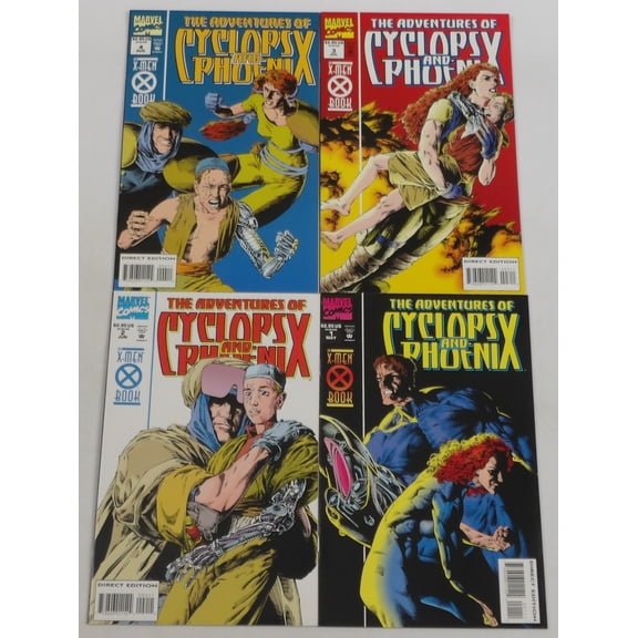 Adventures of Cyclops & Phoenix #1-4 VF/NM complete series X-Men Cable spinoff ; Marvel