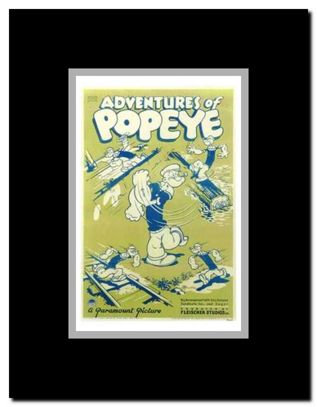 Adventures of Popeye Framed Movie Poster