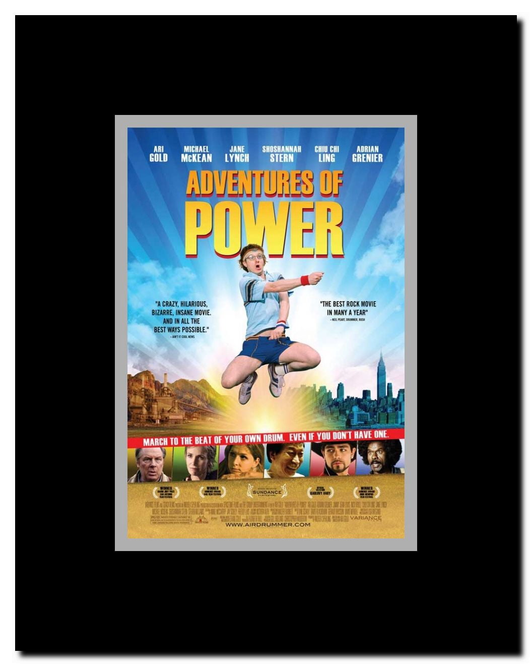 Adventures of Power Framed Movie Poster