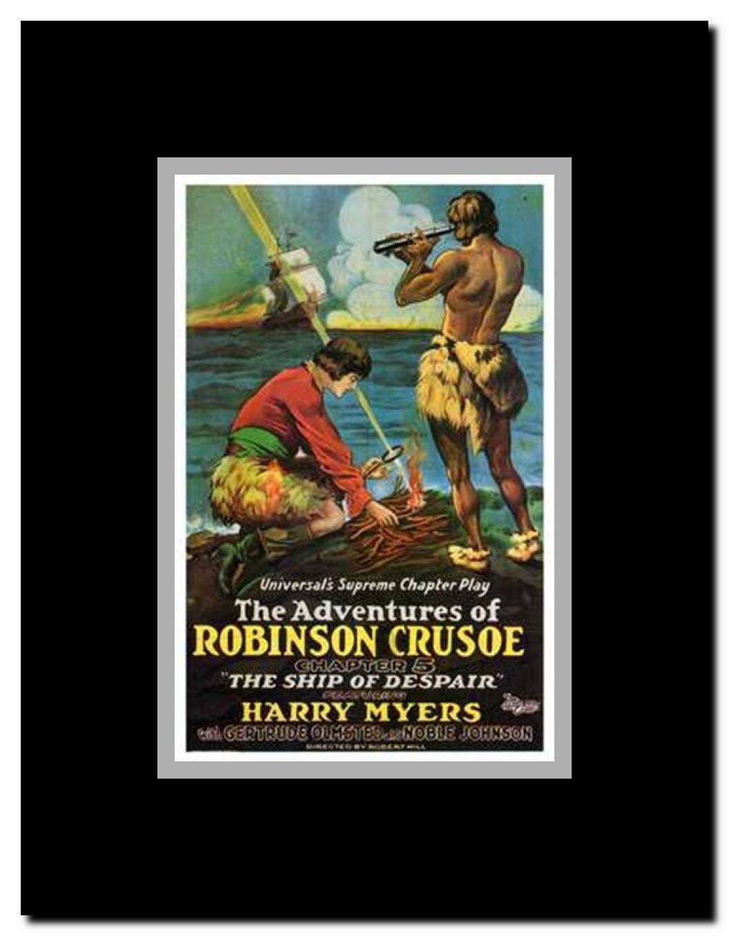 Adventures of Robinson Crusoe Framed Movie Poster