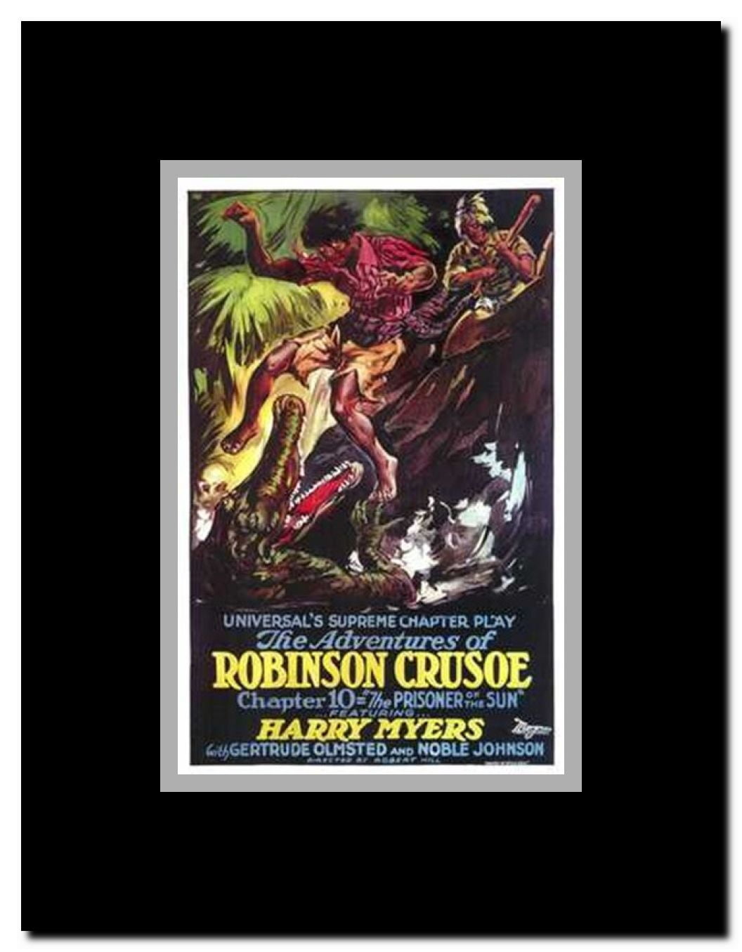 Adventures of Robinson Crusoe Framed Movie Poster