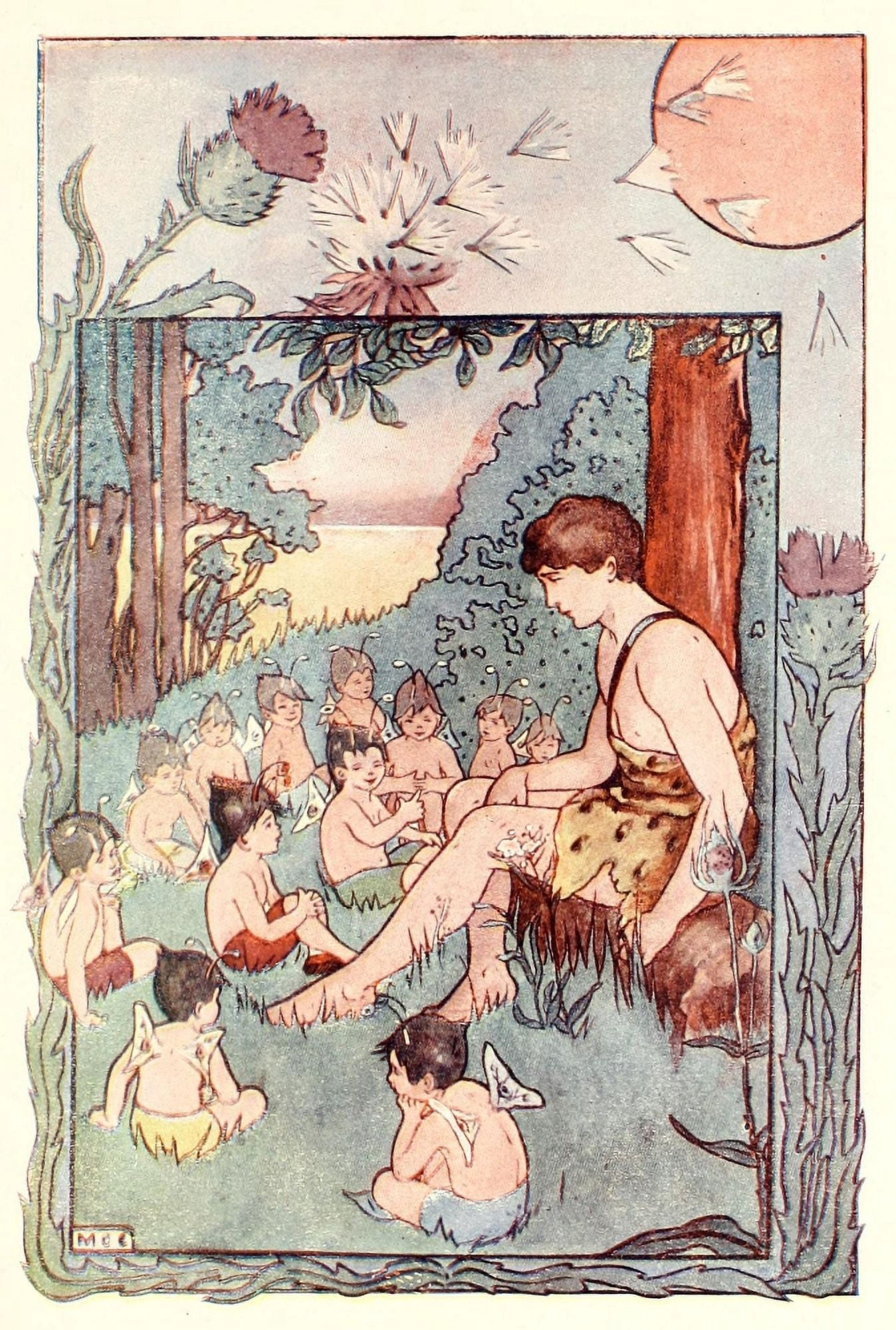 Adventures of Santa Claus 1902 Field Ryls Canvas Art - Mary C Clark (18 x 24)