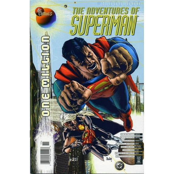 Adventures of Superman #1000000 (Newsstand) VF ; DC Comic Book