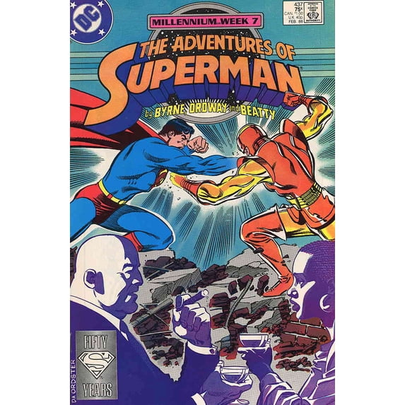 Adventures of Superman #437 VF ; DC Comic Book