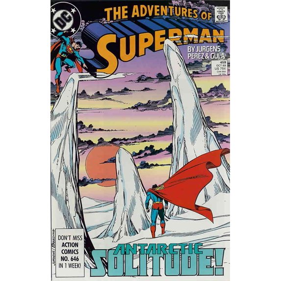 Adventures of Superman #459 VF ; DC Comic Book