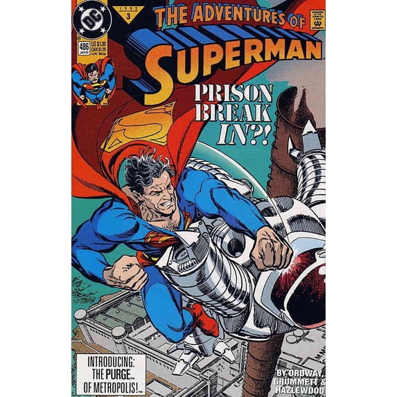Adventures of Superman #486 VF ; DC Comic Book
