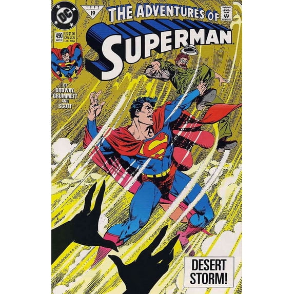 Adventures of Superman #490 VF ; DC Comic Book