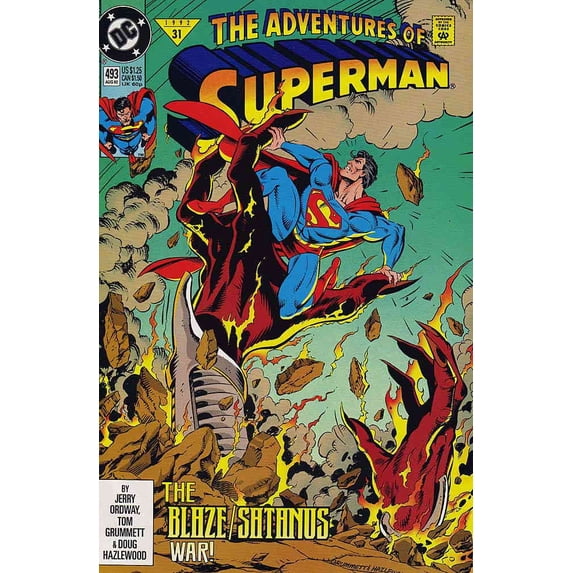 Adventures of Superman #493 VF ; DC Comic Book
