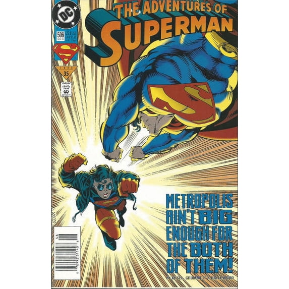 Adventures of Superman #506 (Newsstand) VF ; DC Comic Book
