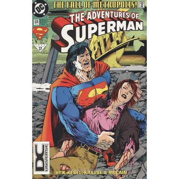 Adventures of Superman #514 (2nd) VF ; DC Comic Book