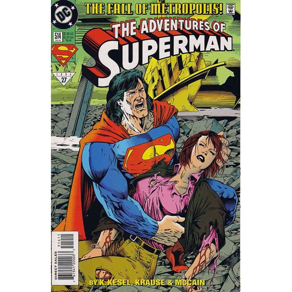 Adventures of Superman #514 VF ; DC Comic Book